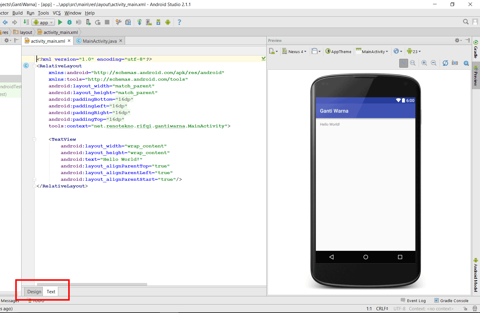 cara membuat aplikasi android studio